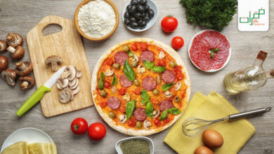 طريقة تحضير البيتزا