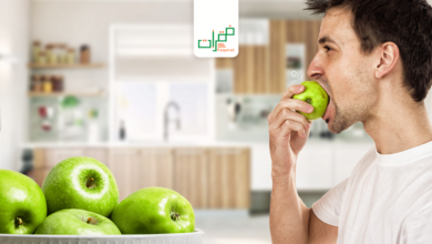 فوائد أكل التفاح على الريق
