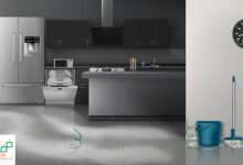 طرق تنظيف بلاط المطبخ